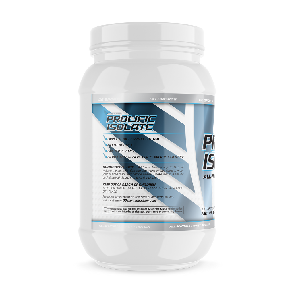 PROLIFIC ISOLATE All-Natural Whey Protein